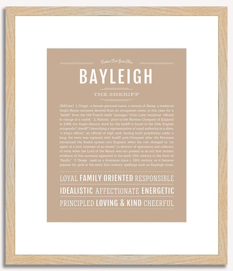 Bayleigh | Name Art Print