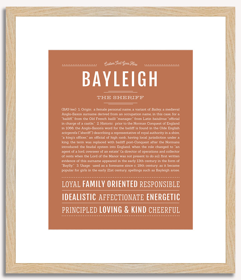 Bayleigh | Name Art Print