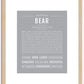 Bear | Name Art Print