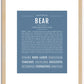 Bear | Name Art Print