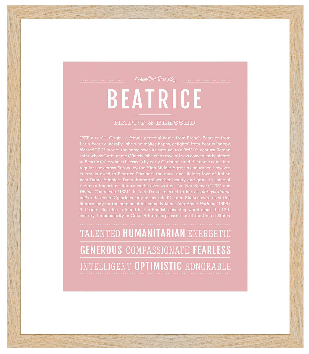 Beatrice | Name Art Print