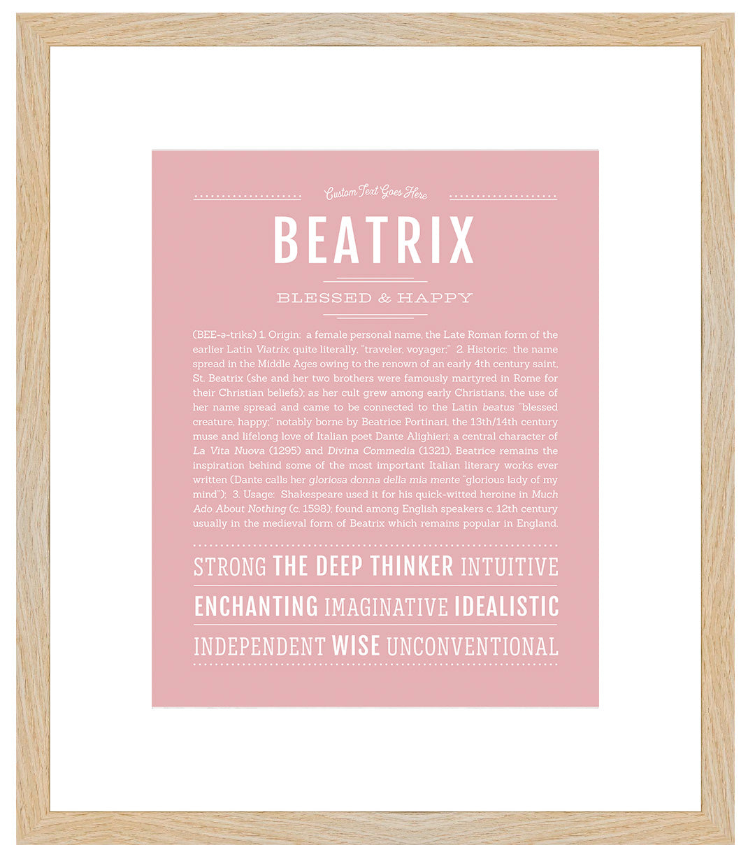 Beatrix | Name Art Print