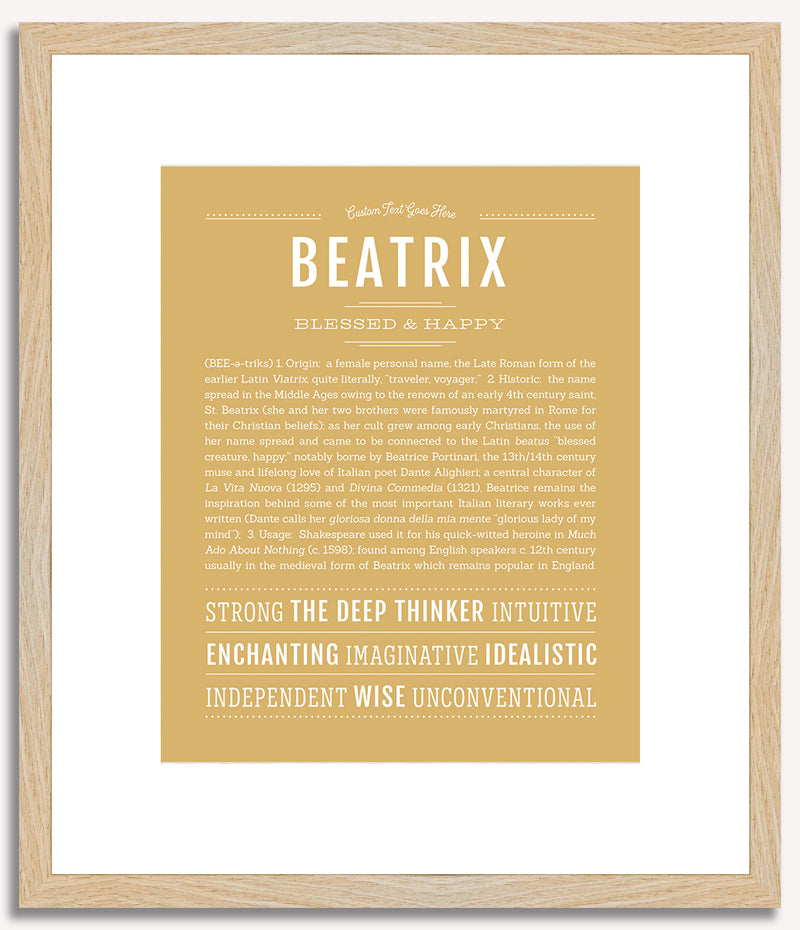 Beatrix | Name Art Print