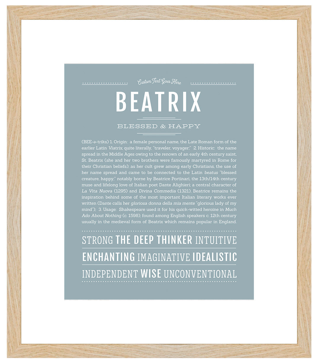 Beatrix | Name Art Print