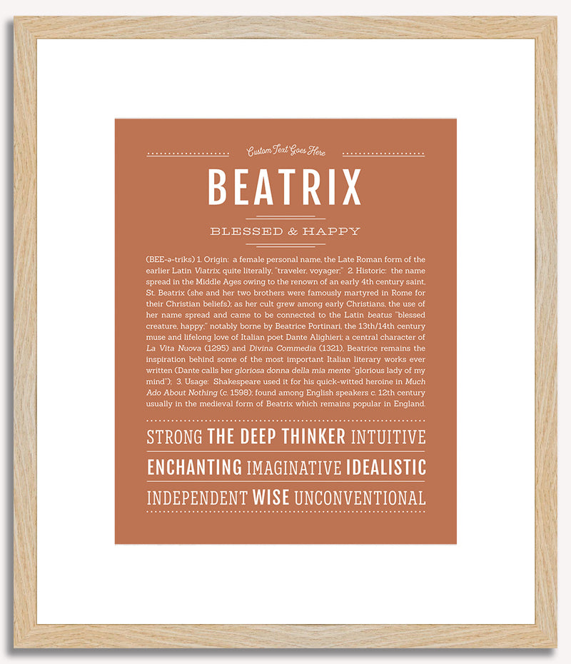 Beatrix | Name Art Print