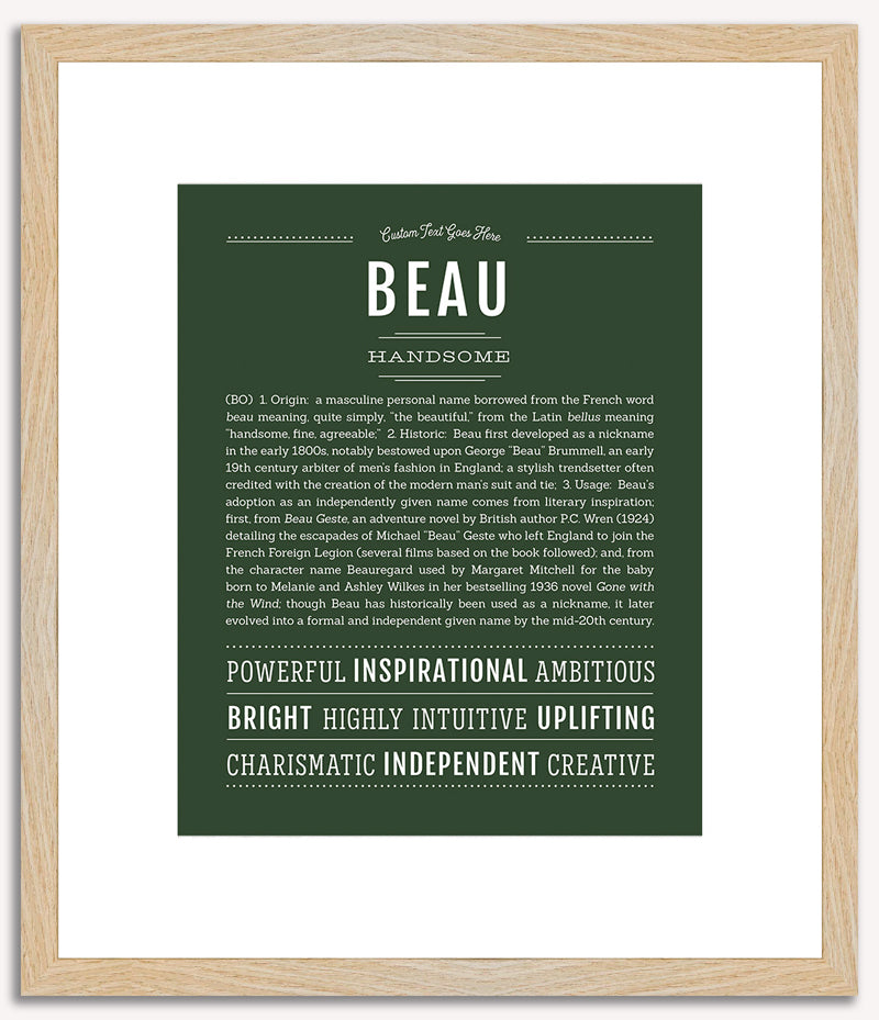 Beau | Name Art Print