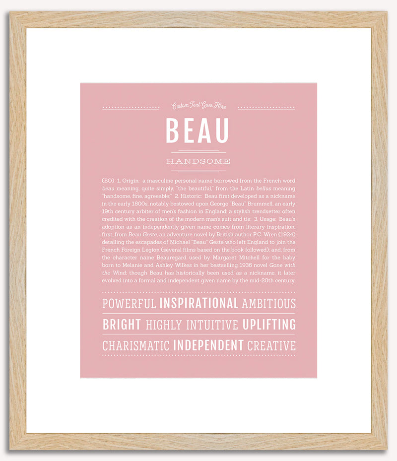 Beau | Name Art Print