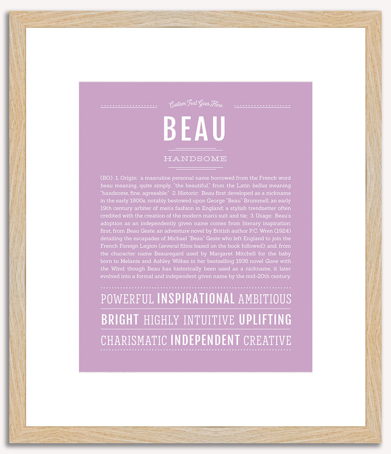 Beau | Name Art Print