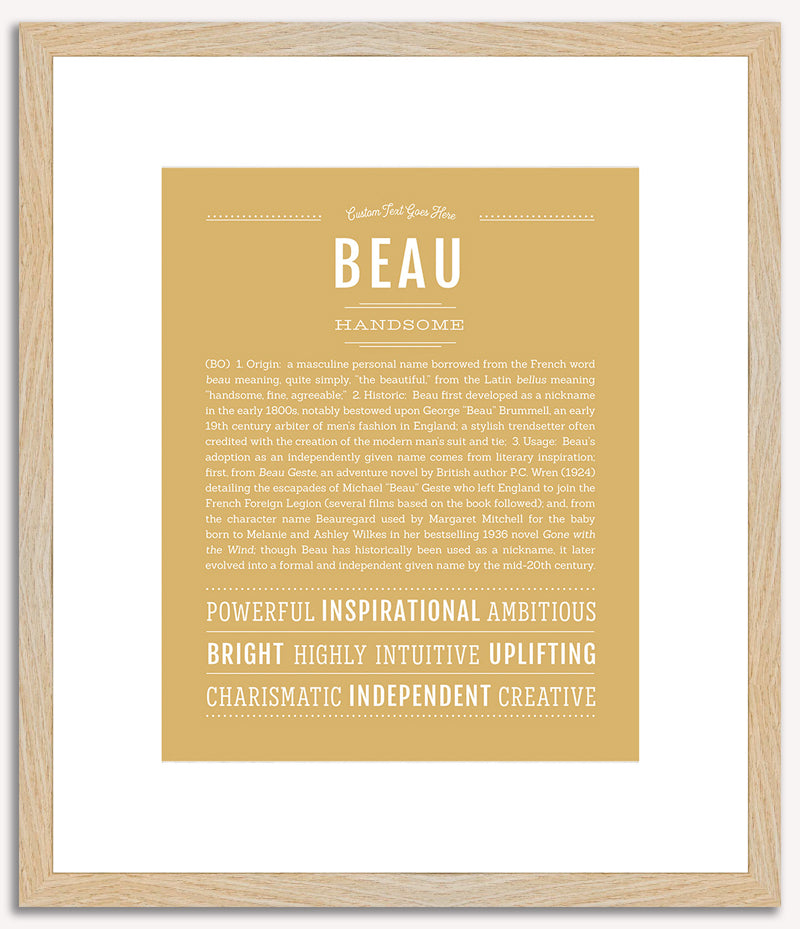 Beau | Name Art Print