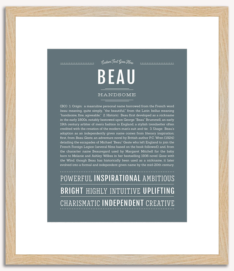 Beau | Name Art Print