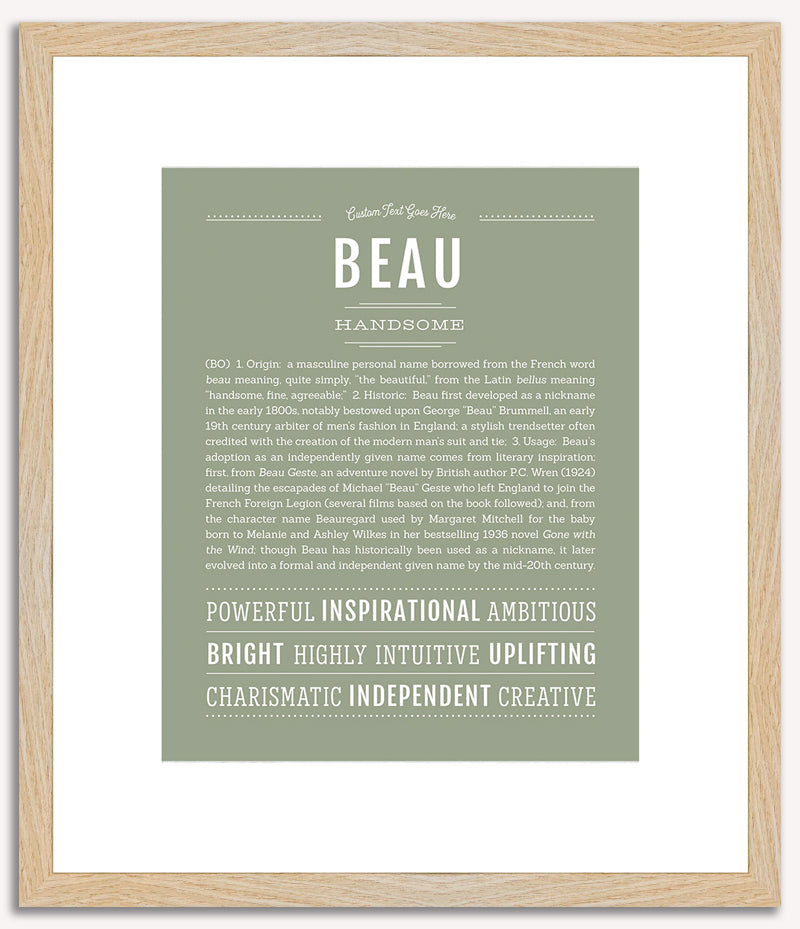 Beau | Name Art Print