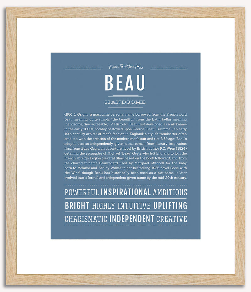 Beau | Name Art Print