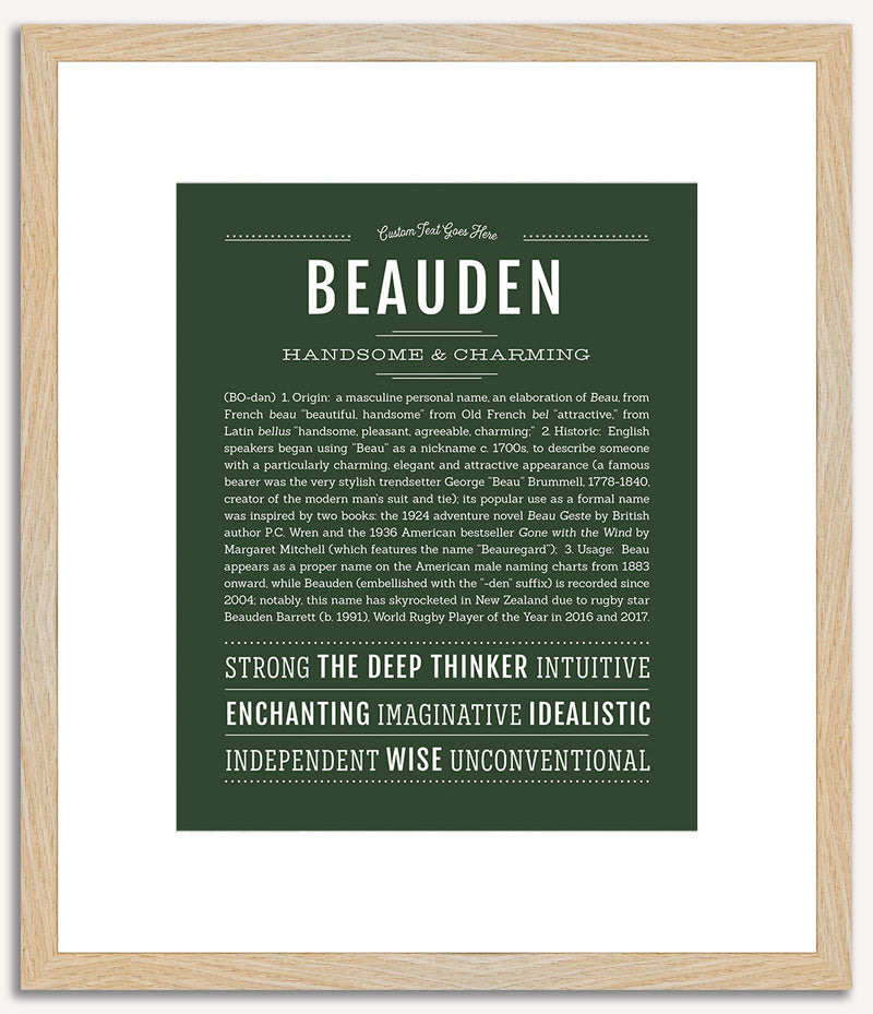 Beauden | Name Art Print