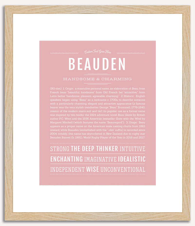 Beauden | Name Art Print