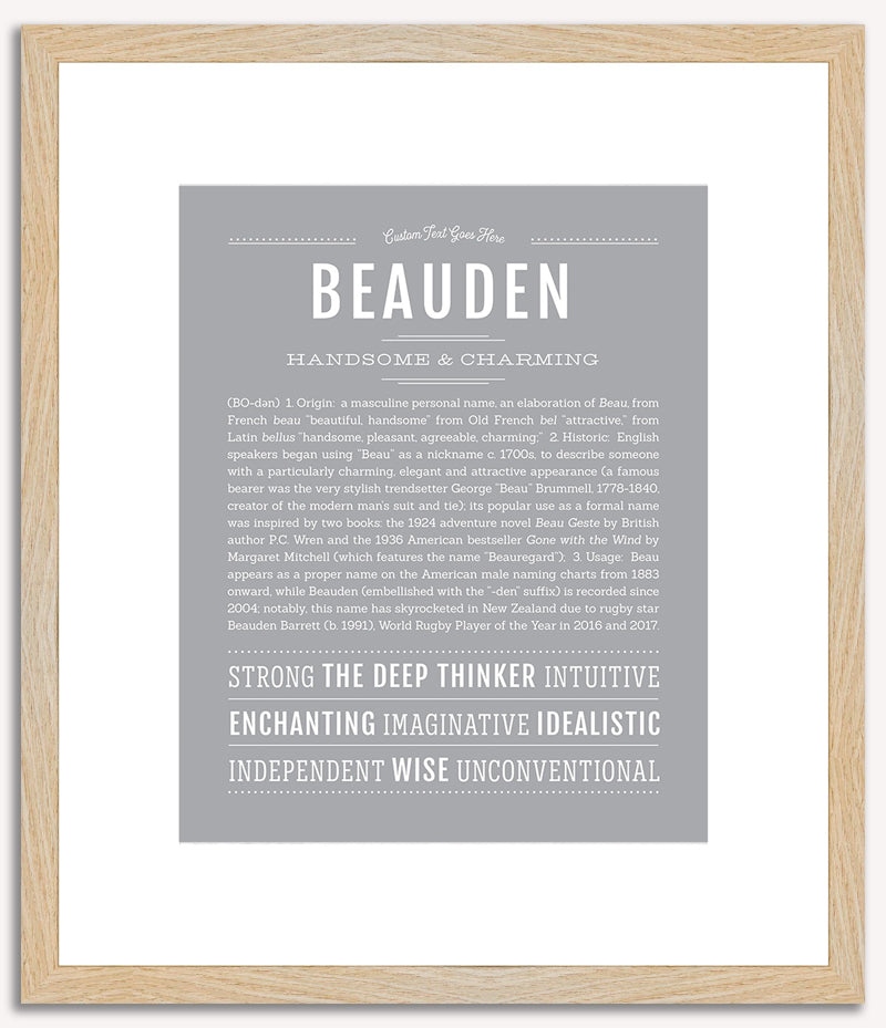 Beauden | Name Art Print