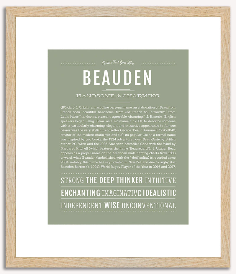 Beauden | Name Art Print