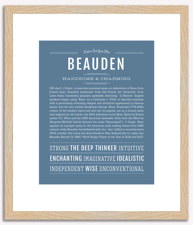 Beauden | Name Art Print