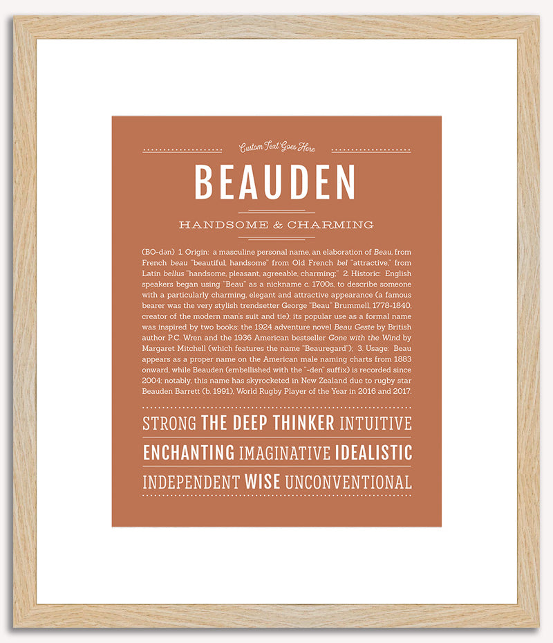 Beauden | Name Art Print