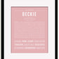 Frame Options | Dusty Rose | Black Frame, Matted