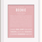 Frame Options | Dusty Rose | White Frame, Matted