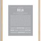 Bela | Name Art Print