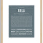 Bela | Name Art Print