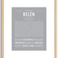 Belen | Name Art Print