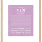 Belen | Name Art Print