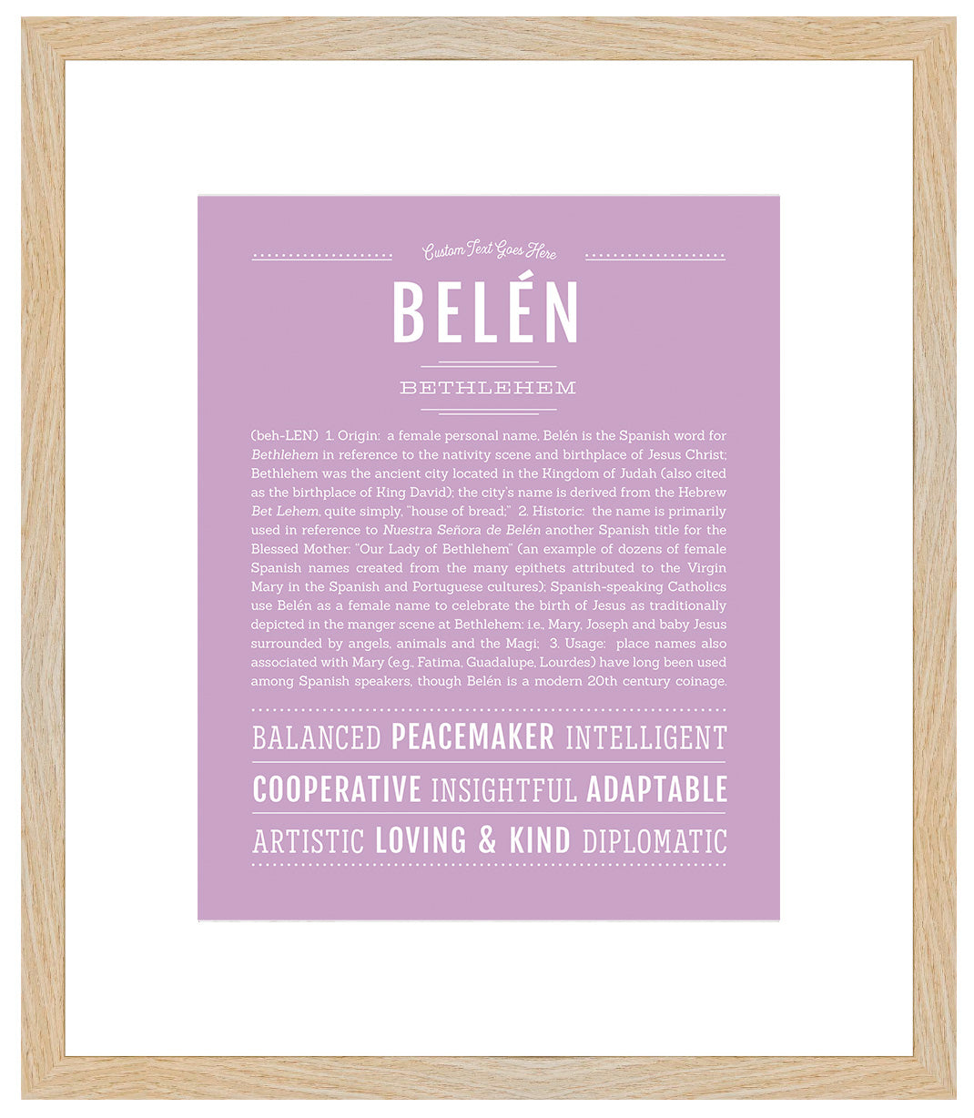 Belen | Name Art Print