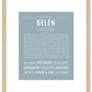 Belen | Name Art Print