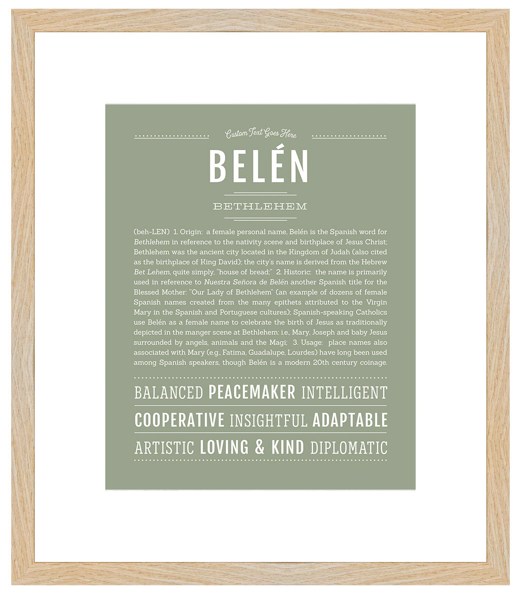 Belen | Name Art Print