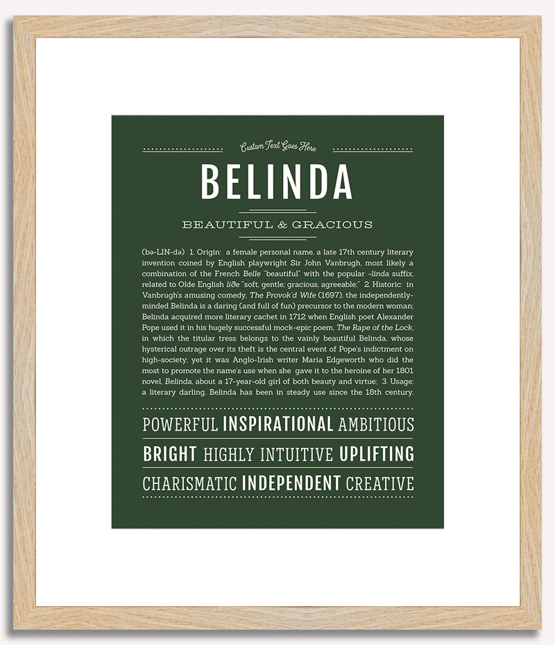 Belinda | Name Art Print