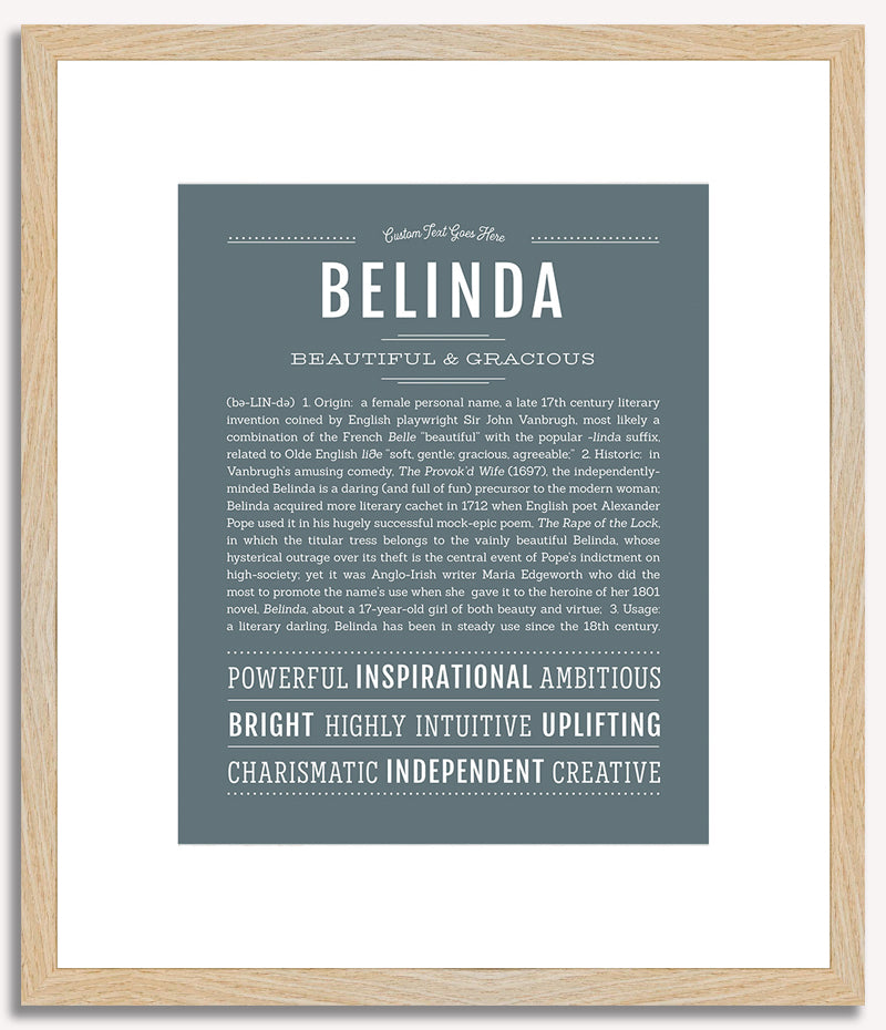 Belinda | Name Art Print