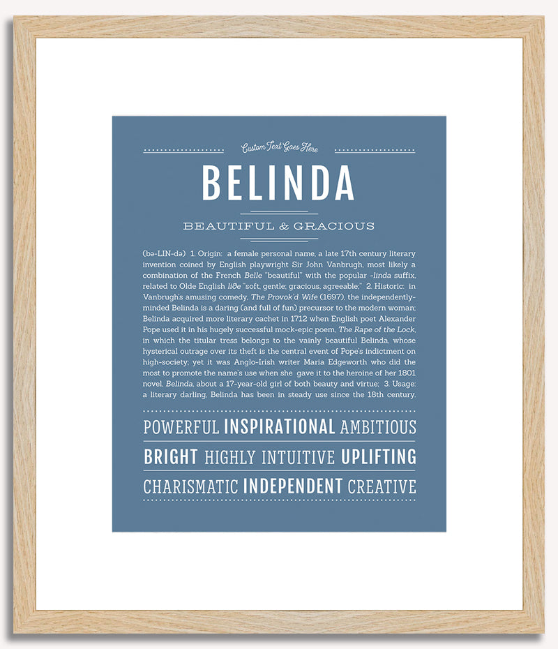 Belinda | Name Art Print