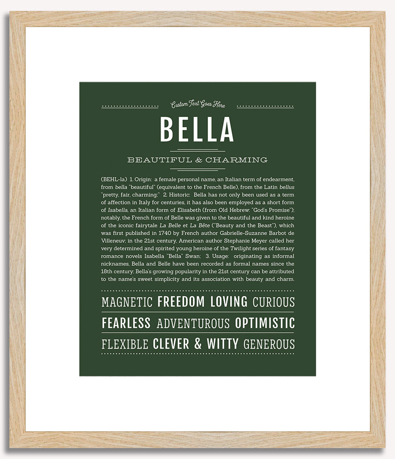 Bella | Name Art Print