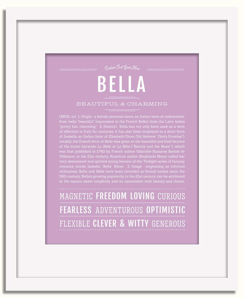 Frame Options | Lilac | White Frame, Matted