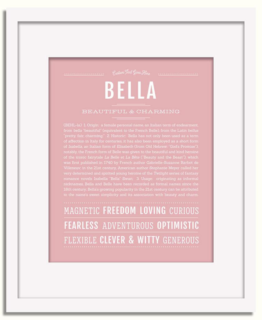 Frame Options | Dusty Rose | White Frame, Matted