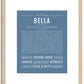 Bella | Name Art Print