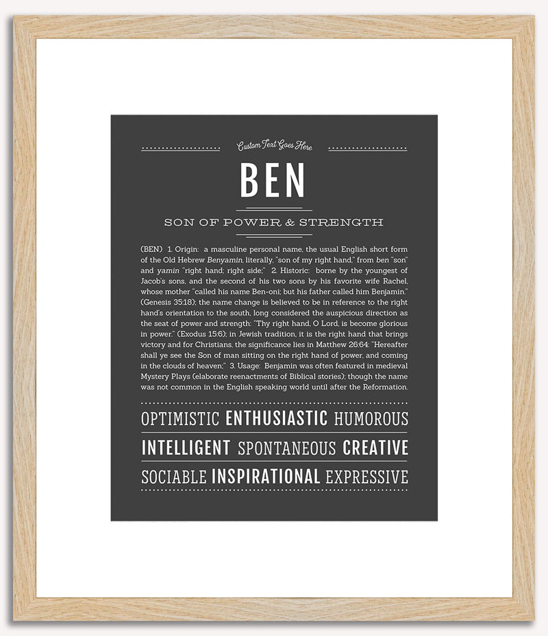 Ben | Name Art Print