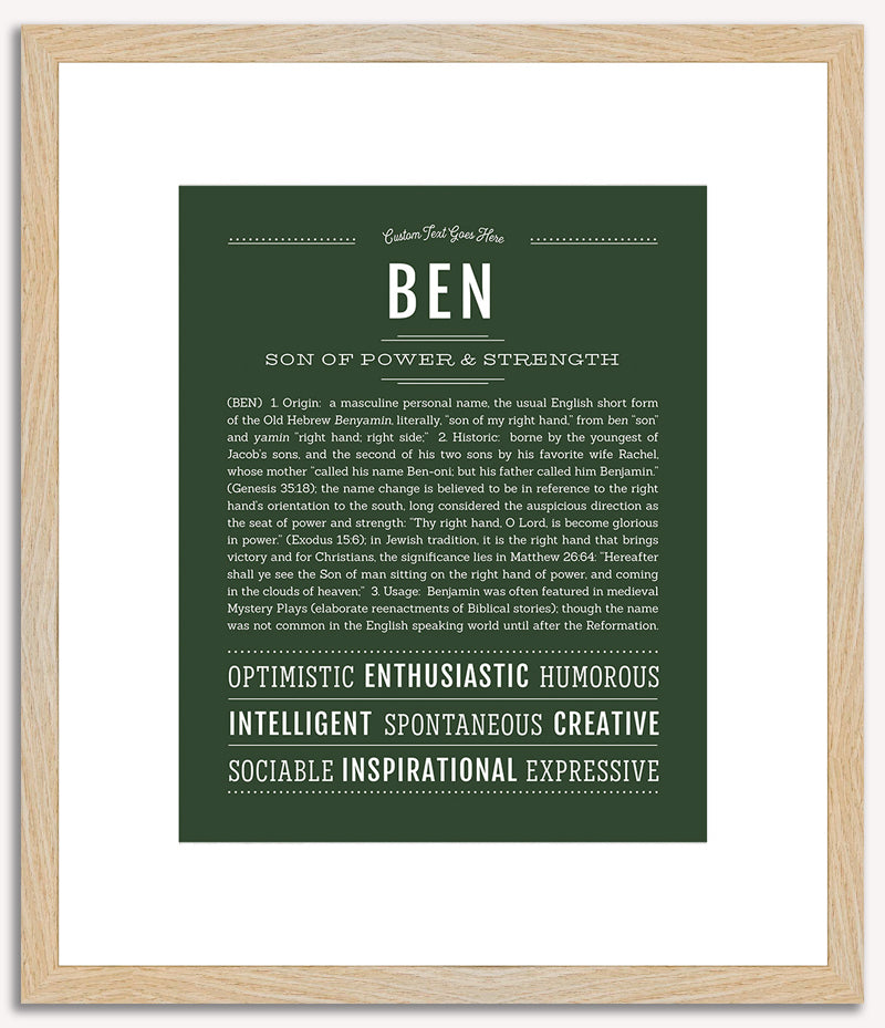 Ben | Name Art Print