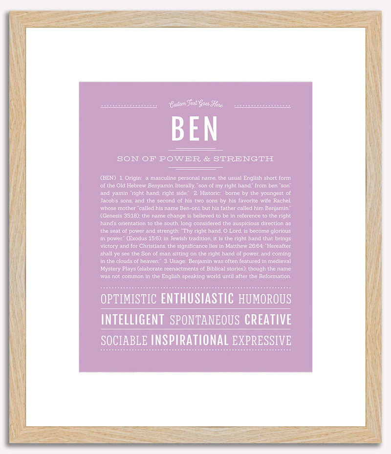 Ben | Name Art Print