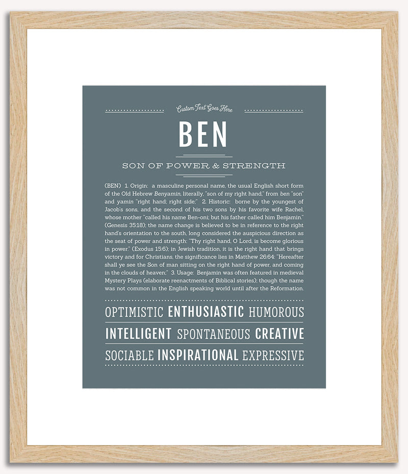 Ben | Name Art Print