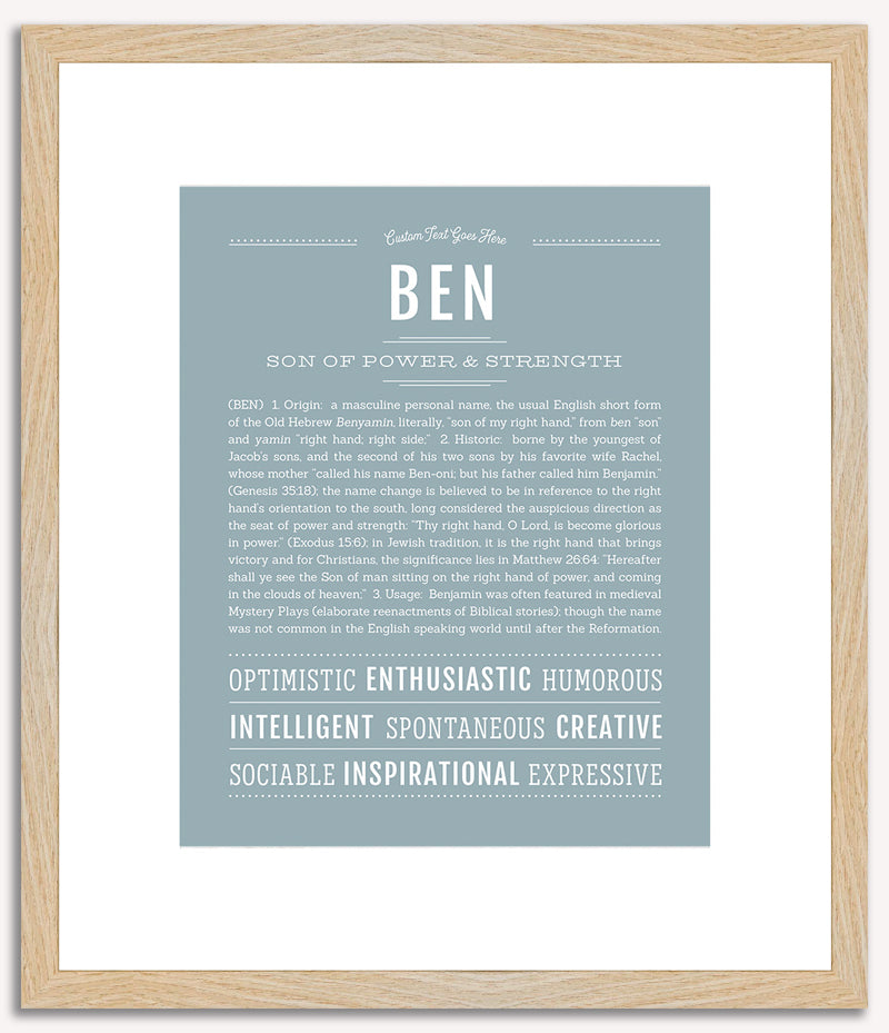 Ben | Name Art Print