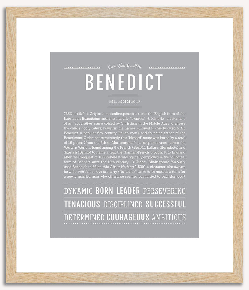 Benedict | Name Art Print