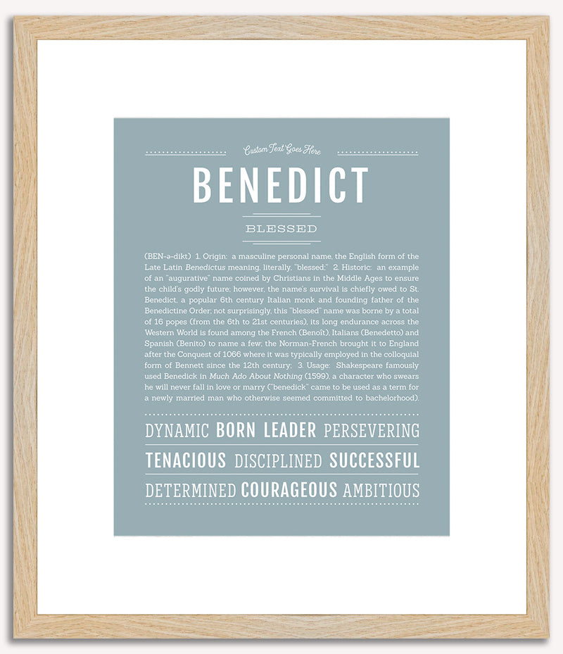 Benedict | Name Art Print