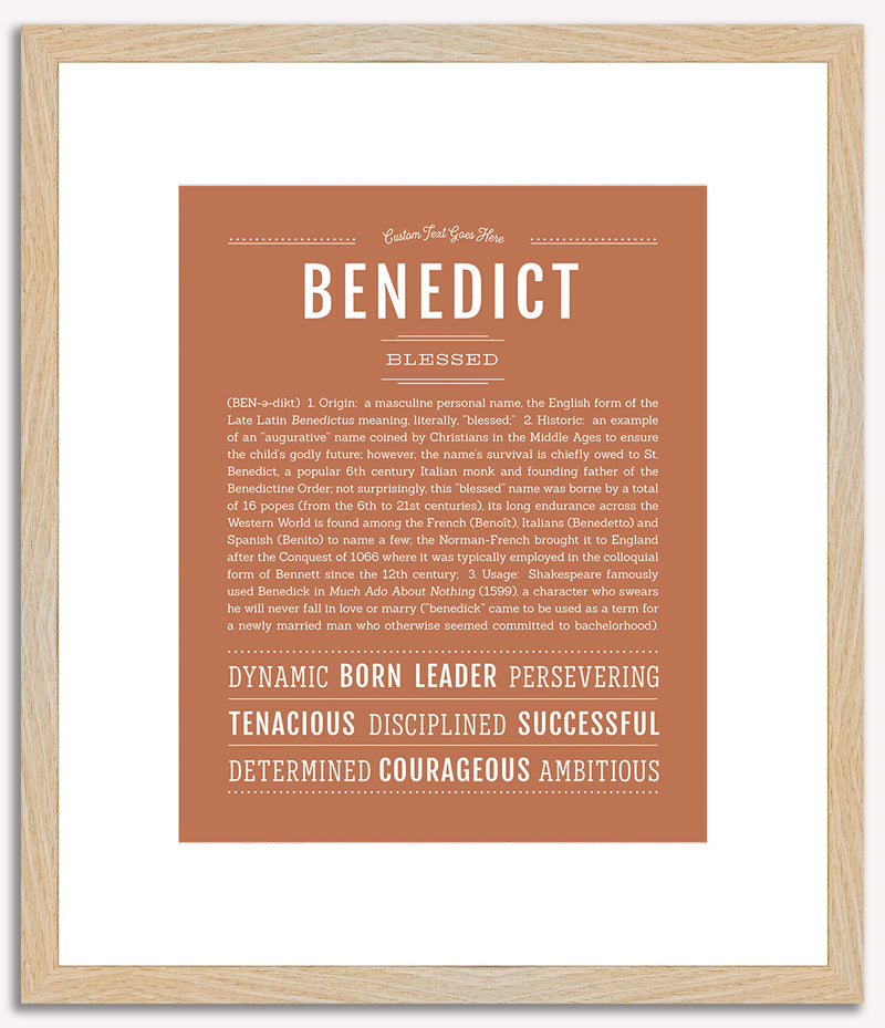 Benedict | Name Art Print