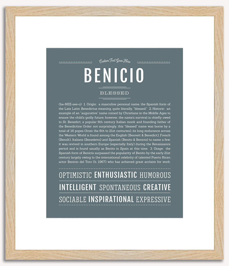 Benicio | Name Art Print