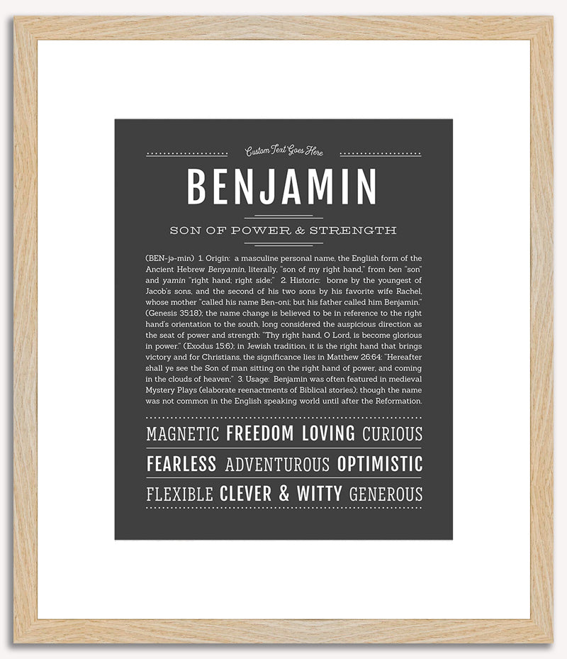 Benjamin | Name Art Print