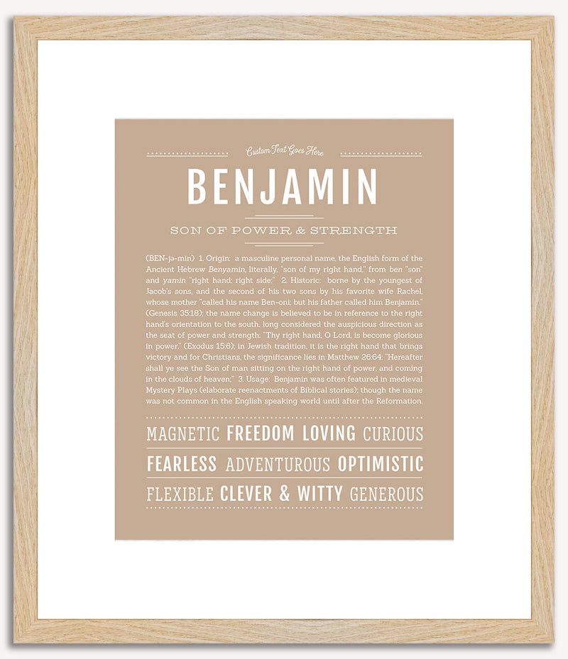 Benjamin | Name Art Print