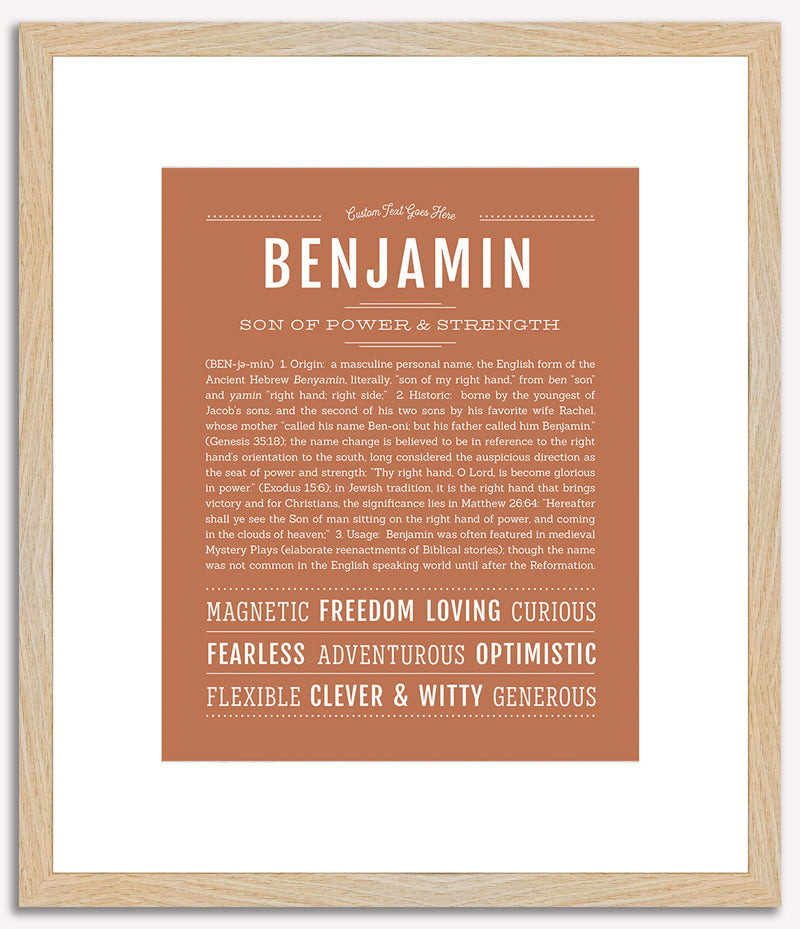 Benjamin | Name Art Print